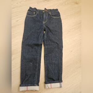 Burberry Jeans W Cuffs Boys Size 6 Like New
